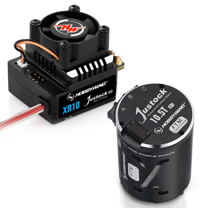 Hobbywing XERUN XR10 Justock G3S Combo Brushless ESC/ (10.5T) G2.1 Motor Combo Kit