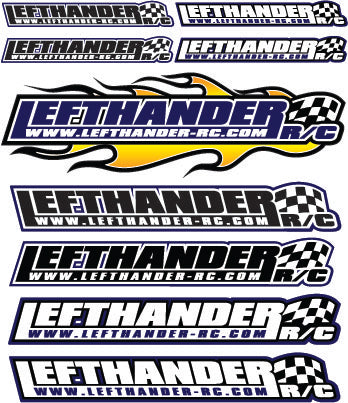 Lefthander RC Decal Sheet
