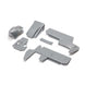 LOS-1889 Body Panel Set, Silver: 22S Sprint (TLR / Team Losi)