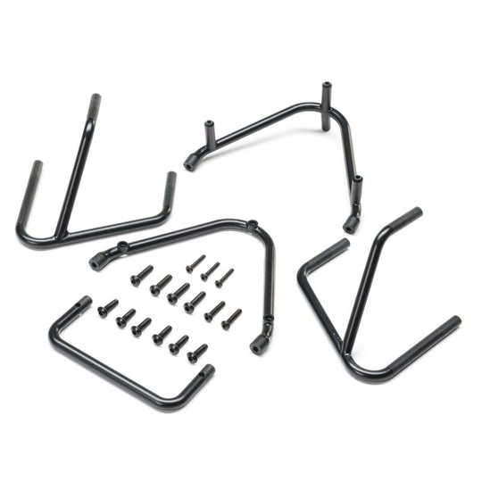 LOS-1898 Bumper Set, Black: 22S Sprint (TLR / Team Losi)