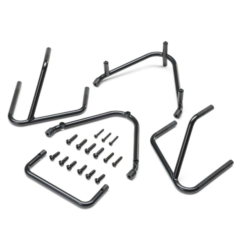 LOS-1898 Bumper Set, Black: 22S Sprint (TLR / Team Losi)
