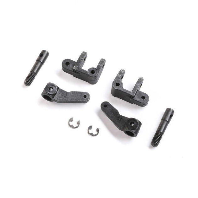 Team Losi Spindle, Caster Block, Front Axle Set: Mini JRX2
