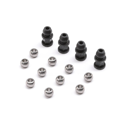 Team Losi Pivot Balls & Shock Mount: Mini JRX2