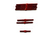 Team GFRP / Quasi Speed Foam Tire Aluminum Turnbuckle Kit, QS-1030