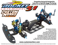Custom Works Rocket 5.1 Latemodel / MWM Car Kit, CW-0717