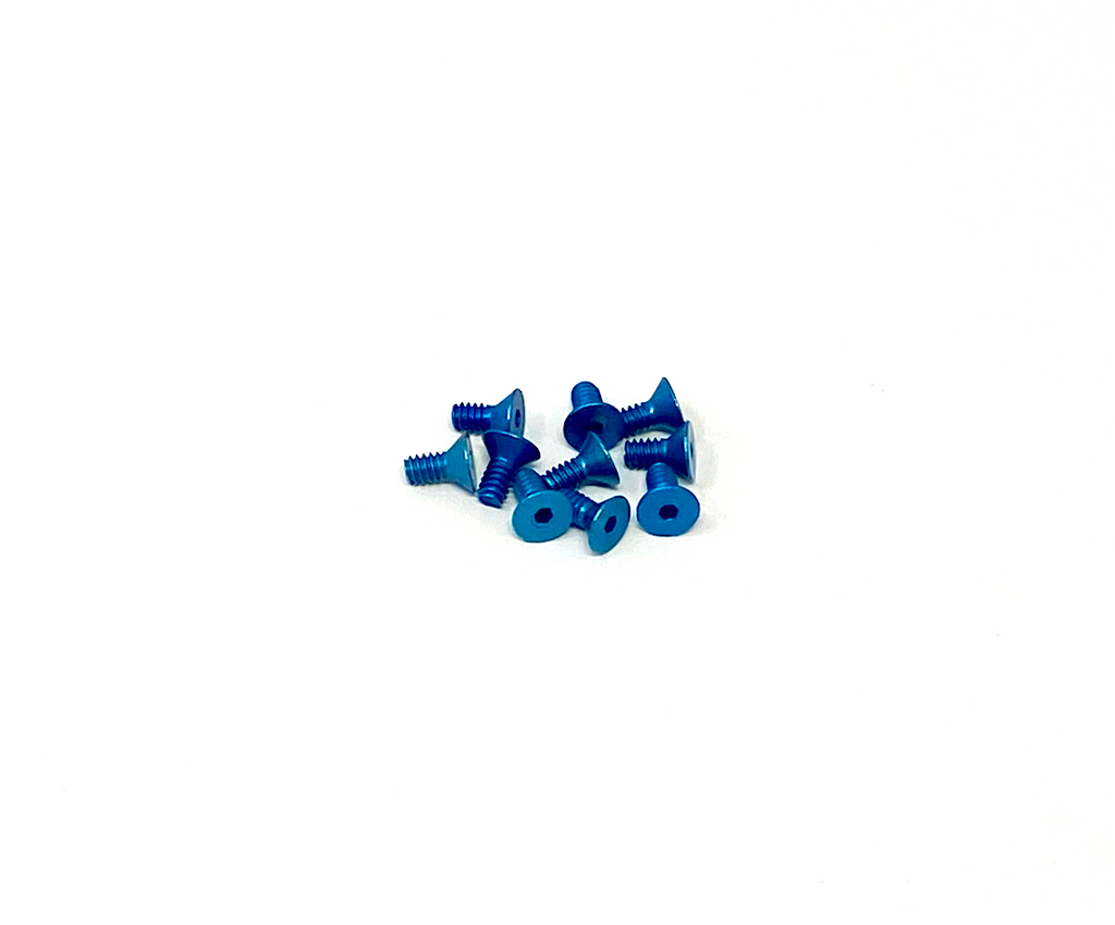 4-40 x 1 /4 Flat Head Socket Screws - Aluminum