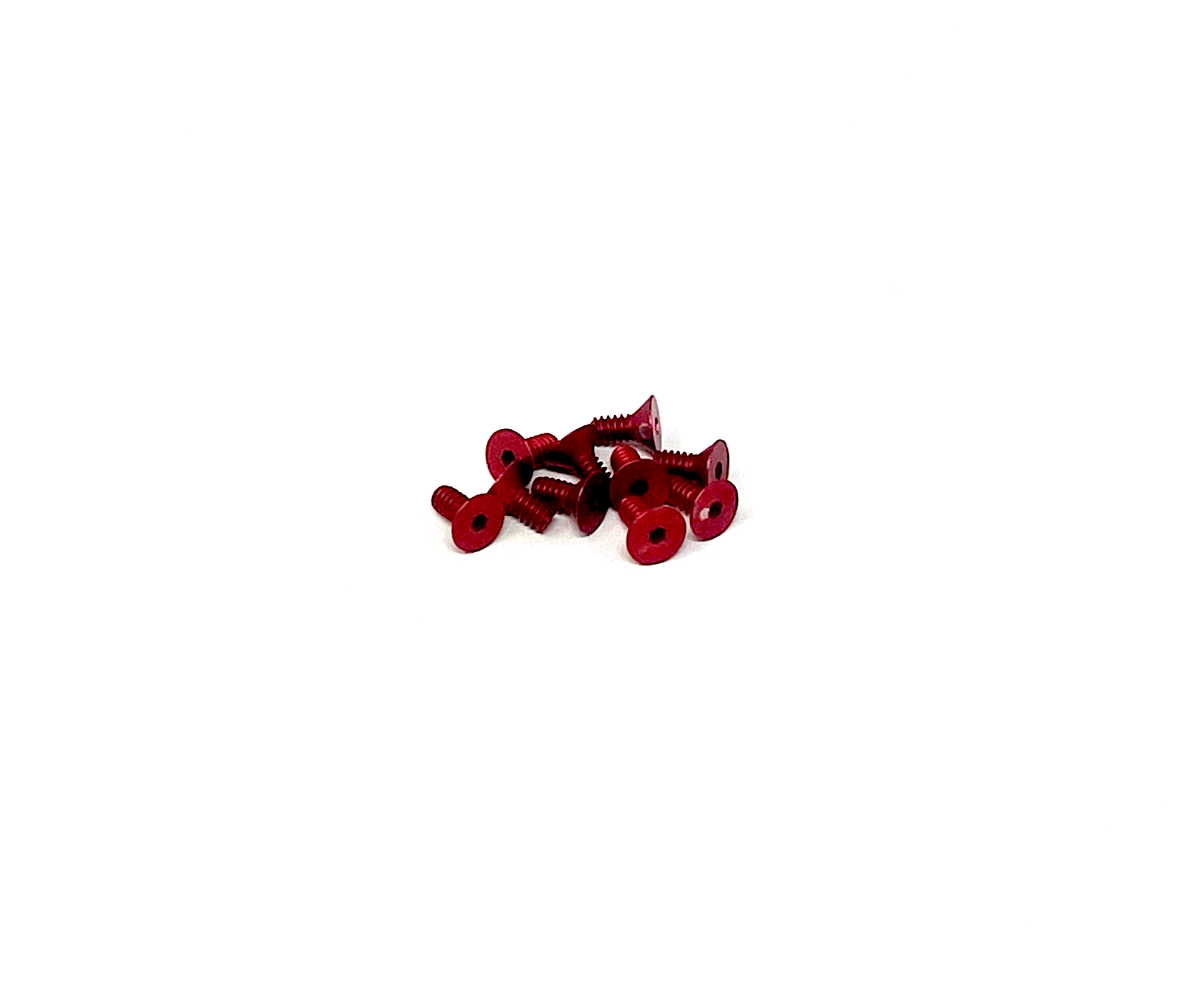 4-40 x 1 /4 Flat Head Socket Screws - Aluminum