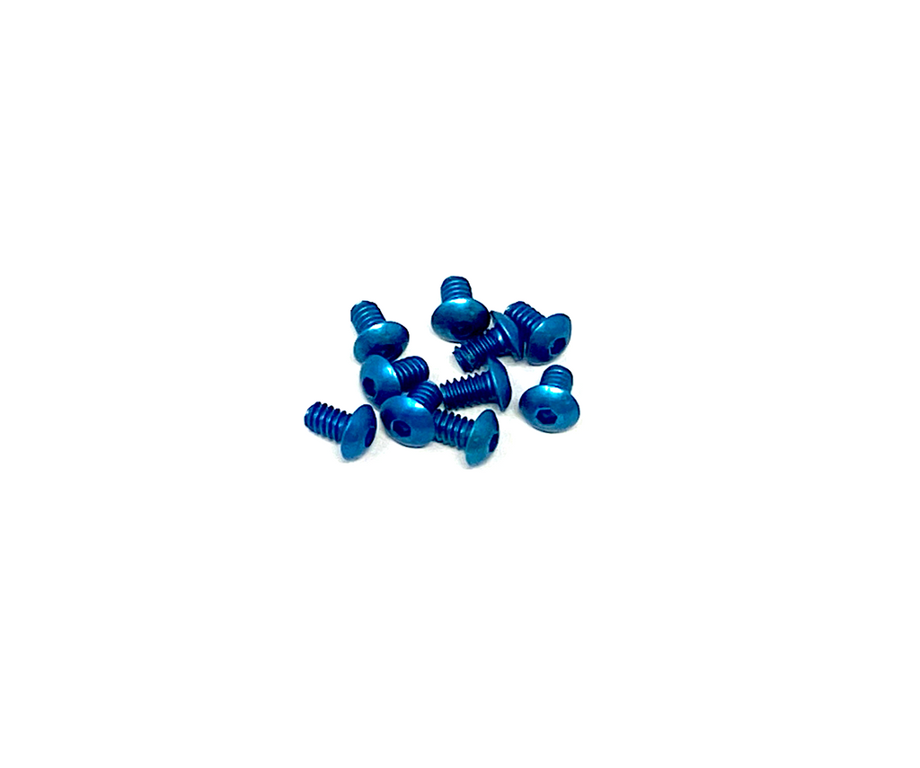 4-40 x 3/16 Button Head Socket Screws - Aluminum