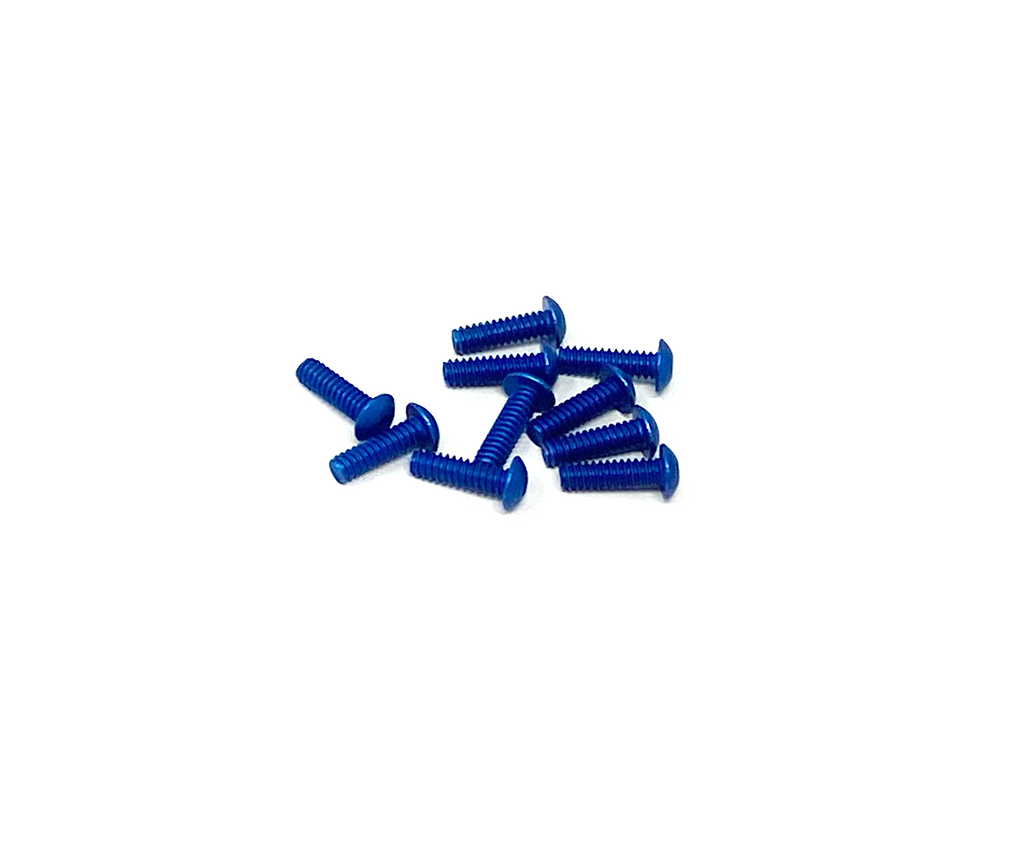 4-40 x 3/8 Button Head Socket Screws - Aluminum