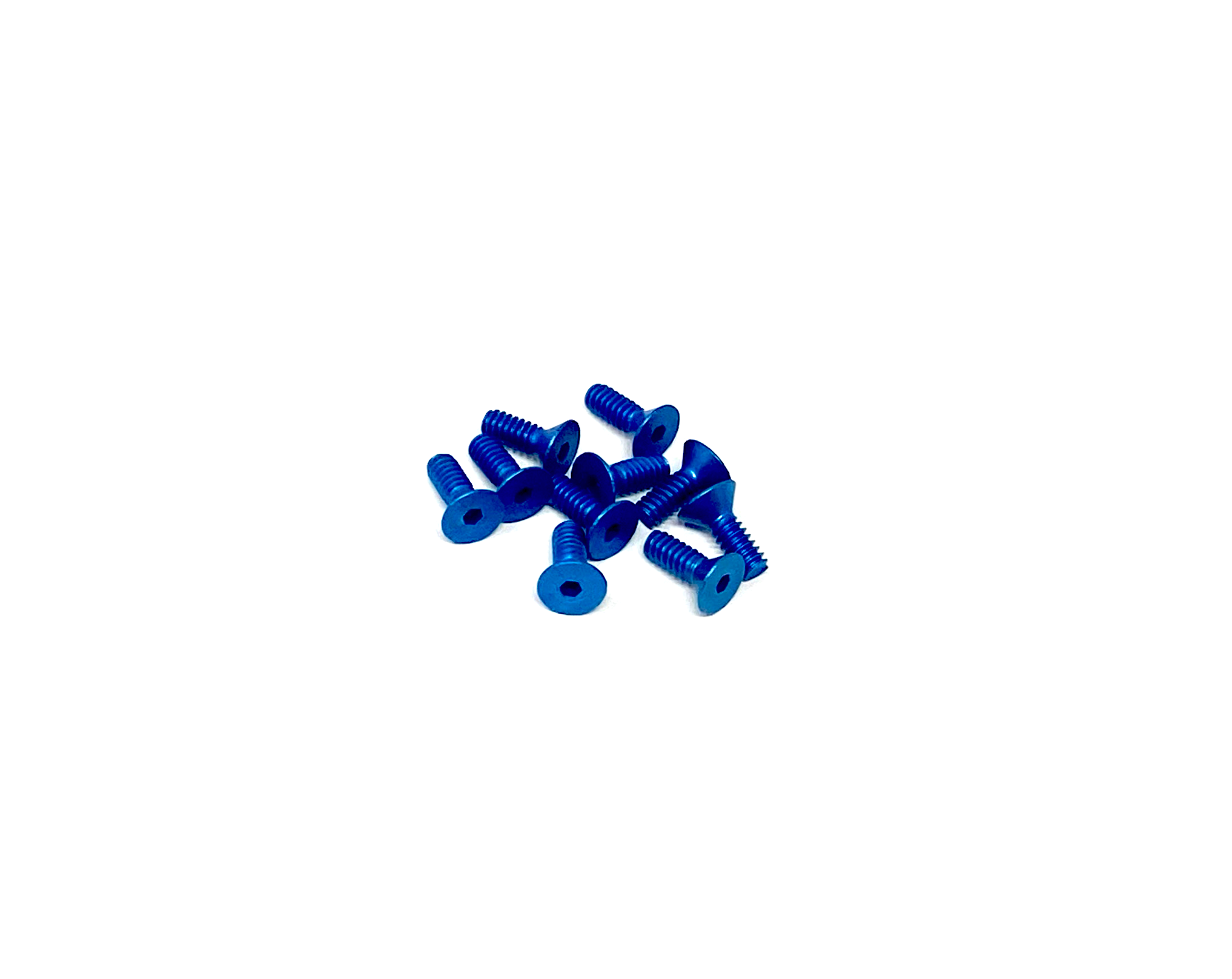 4-40 x 5/16 Flat Head Socket Screws - Aluminum