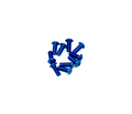M3 x 8mm Button Head Socket Screws - Aluminum