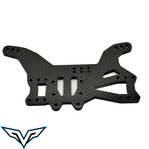 Team Velocity RC VS2 Sprint Rear Shock Tower – 4mm, VEL-12001