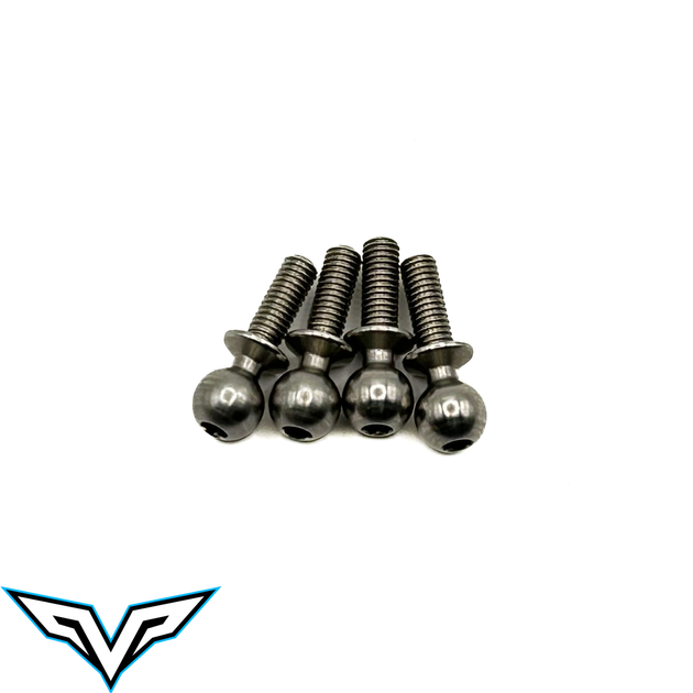 Team Velocity RC HD Ballstud 8mm (4), VEL-60808