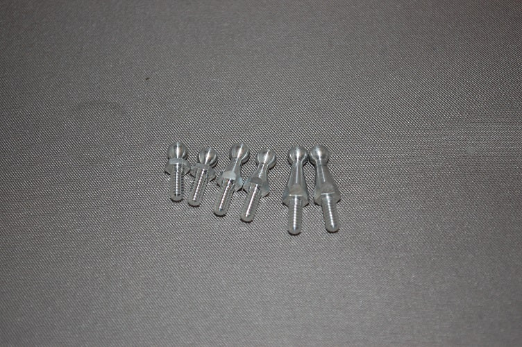 IRS Silver Aluminum Ball Stud Kit (6), IRS-3590