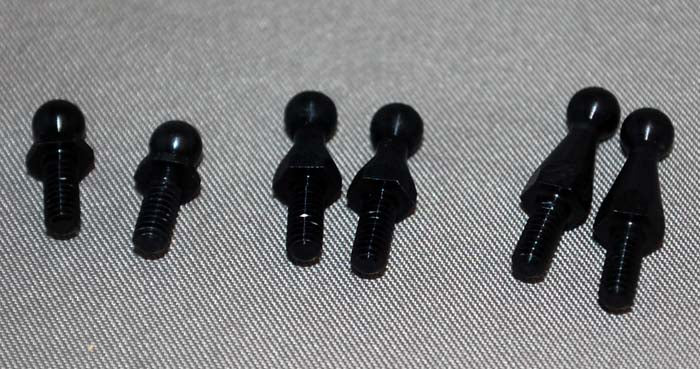 IRS Black Aluminum Ball Stud Kit (6), IRS-3592