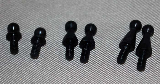 IRS Black Aluminum Ball Stud Kit (6), IRS-3592