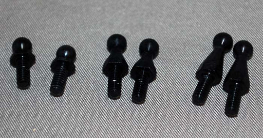 IRS Black Aluminum Ball Stud Kit (6), IRS-3592