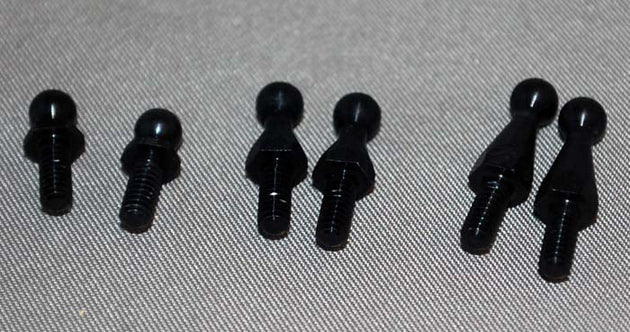 IRS Black Aluminum Ball Stud Kit (6), IRS-3592