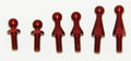 IRS Red Aluminum Ball Stud Kit (6), IRS-3593