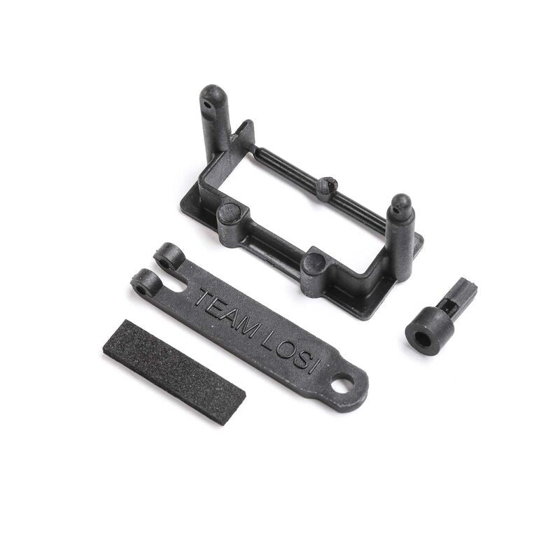 Team Losi Battery Box, Antenna Mount: Mini JRX2