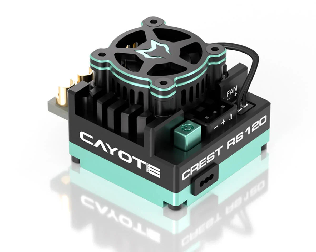 Cayote Crest RS120 1/10 Stock 120A Sensored Brushless Competition ESC, CYEA11002