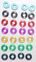 HyperDrive HD Pan Car Front End Shim Kit, HD 2544. Front Shim Kit .100 Blue, .090 Black, .080 Red, .070 Purple, .060 Gold, .050 Green, .040 Gray