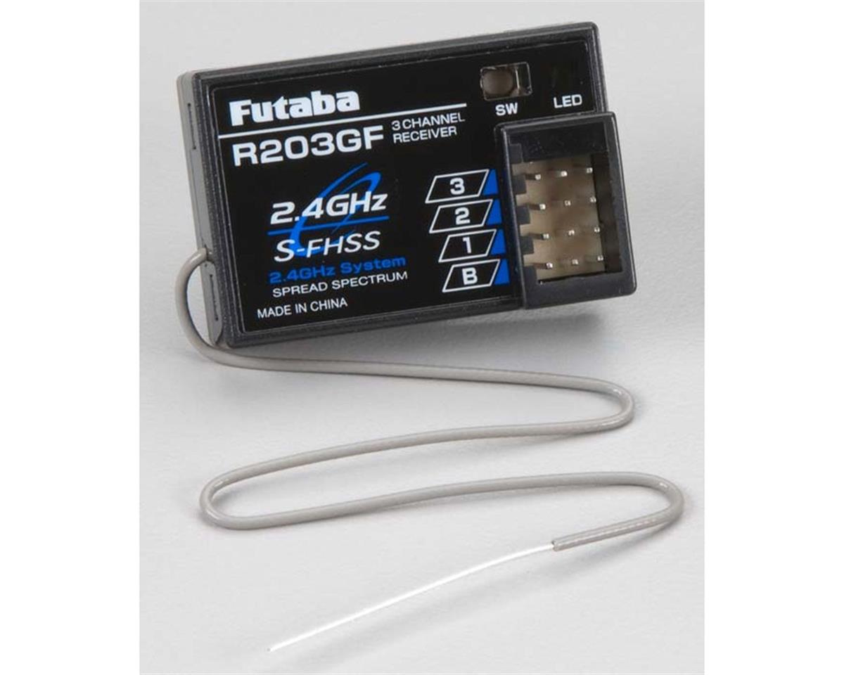 Futaba R203GF S-FHSS 3-Channel 2.4GHz Receiver, FUT01102237-3