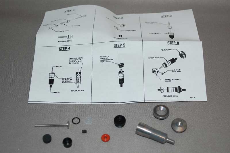 IRS VCS Micro Shock Kit, Hard Coated, IRS-4044