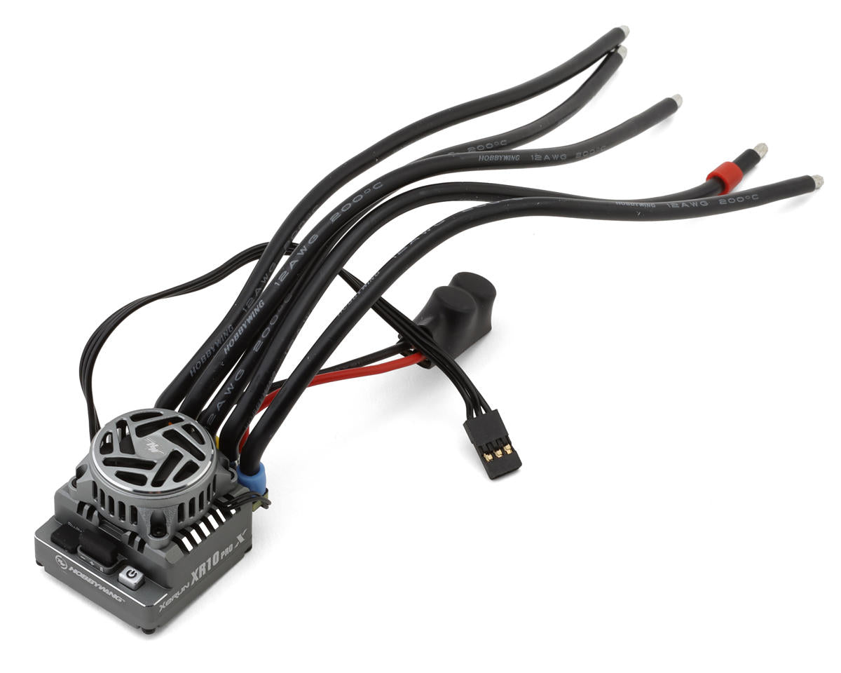 Hobbywing Xerun XR10 Pro G3X Stock Spec 1/10 160A Sensored Brushless ESC (Titanium Grey) (Stock Racing)