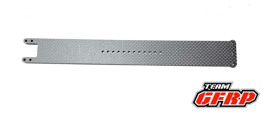 Team GFRP / Quasi Speed Apollo Single Rubber Tire Flat Bar Wheelie Bar Carbon Bar GFR-8138B