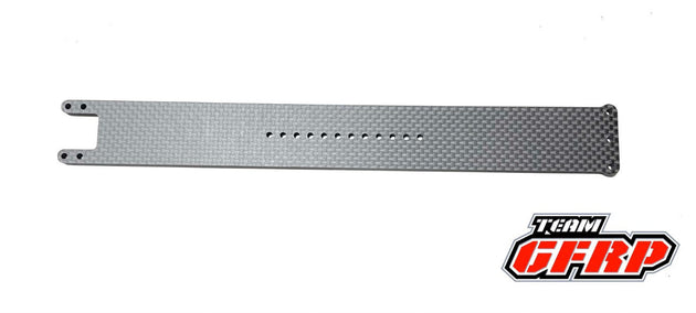 Team GFRP / Quasi Speed Apollo Single Rubber Tire Flat Bar Wheelie Bar Carbon Bar GFR-8138B