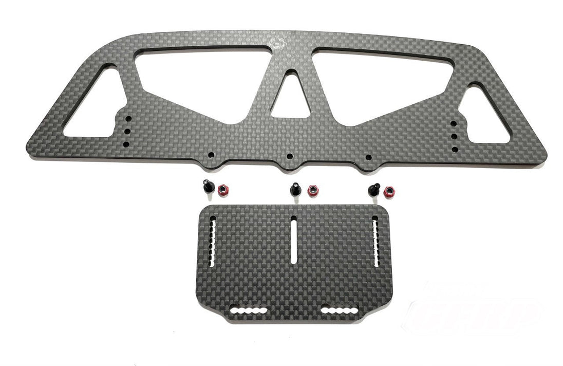 Team GFRP / Quasi Speed Adjustable Carbon Fiber Latemodel Bumper GFR-1396