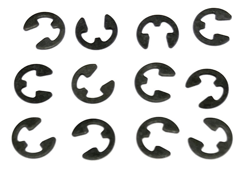 IRS Macro Shock 1/8" E-Clips (12), IRS-4019
