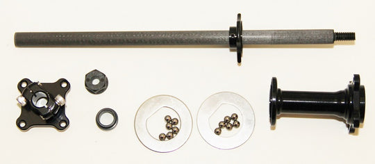 IRS LW Light Weight Rear Axle and Hub Kit (Black), IRS-2139bk