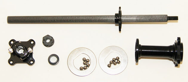 IRS LW Light Weight Rear Axle and Hub Kit (Black), IRS-2139bk