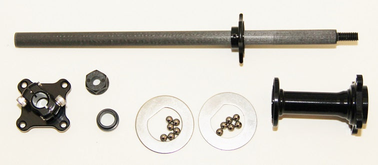 IRS LW Light Weight Rear Axle and Hub Kit (Black), IRS-2139bk