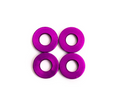 Ovalwerks 0.070 Purple Front End Shims (4)