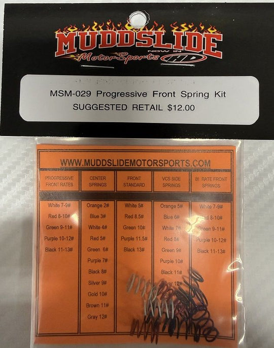 Muddslide Progressive Front Spring Kit