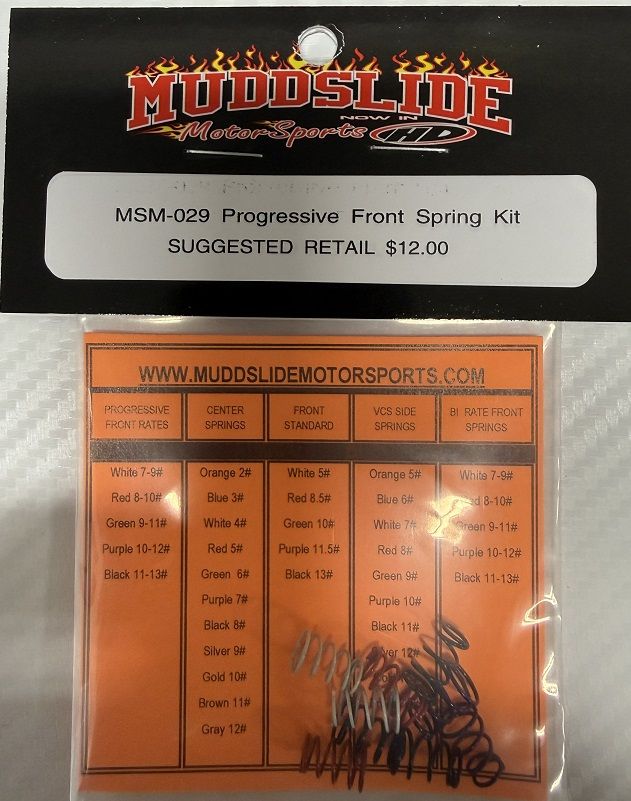 Muddslide Progressive Front Spring Kit