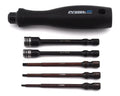 ProTek RC "TruTorque" 5-Piece 1/4" Drive Hex & Nut Driver Set (1.5, 2.0, 2.5mm Hex & 5.5, 7mm Nut Driver), PTK-8462