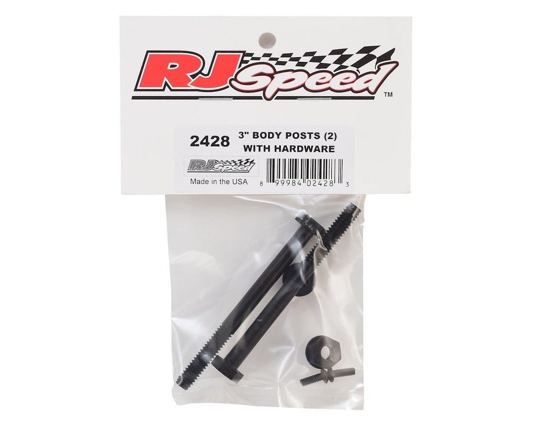 RJ Speed 3” Threaded Adjustable Body Post (2) w/Hardware, RJS2428
