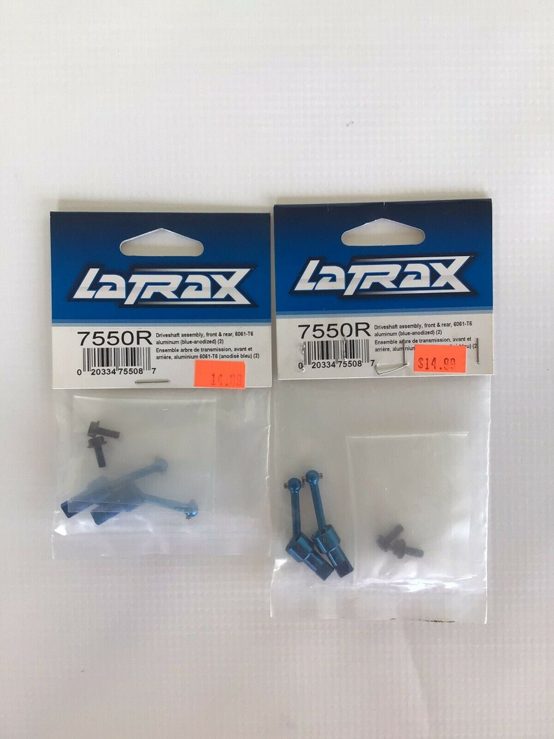 Traxxas Lorax 7550R Drive shaft assembly front or rear (bx15)