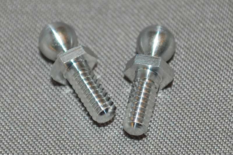 IRS Short Aluminum Ball Studs (2), IRS-357