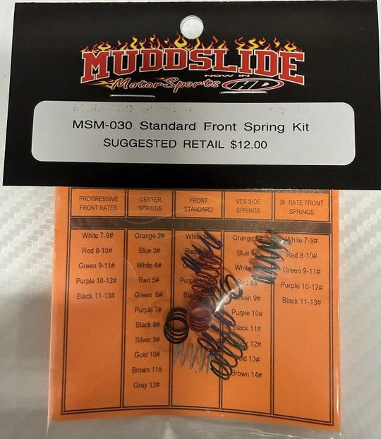 Muddslide Standard Front Spring Kit