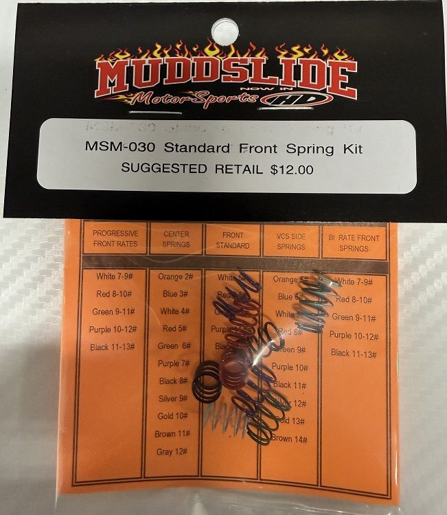 Muddslide Standard Front Spring Kit