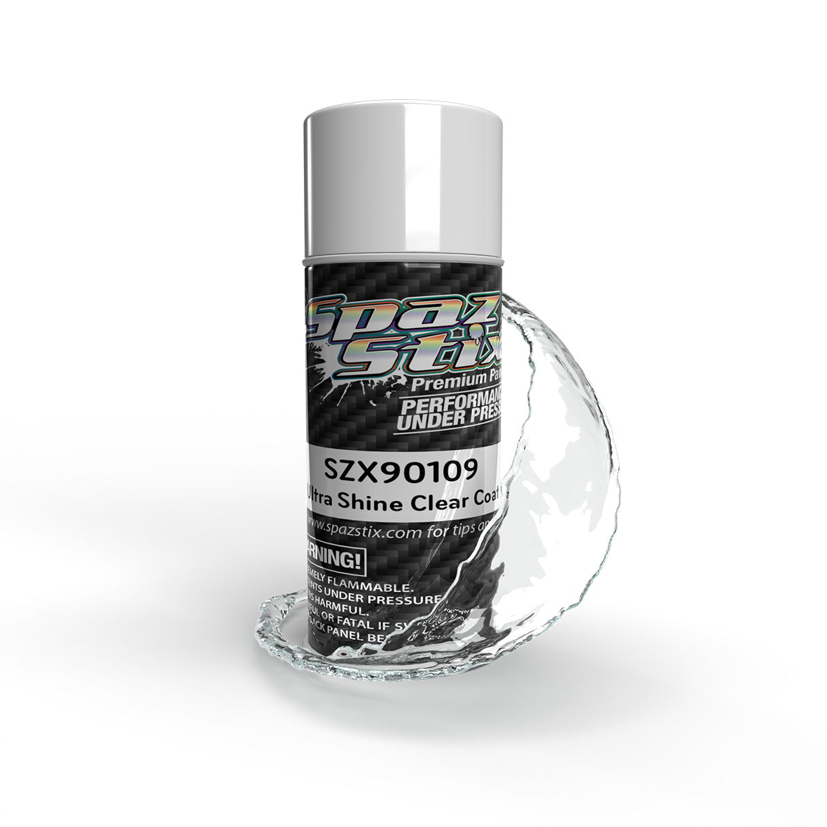 Spaz Stix RC Ultra Shine Clear Coat Spray Paint, SZX90109