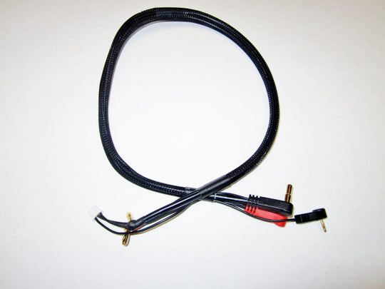TQ Wire 2S Pro Charging Cable with 4mm + 5mm Bullets and Strain Reliefs