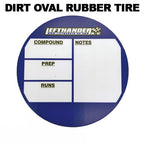 Lefthander-RC Tire Tube Decal for Dirtoval RUBBER Tire Tubes (1)