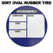 Lefthander-RC Tire Tube Decal for Dirtoval RUBBER Tire Tubes (1)
